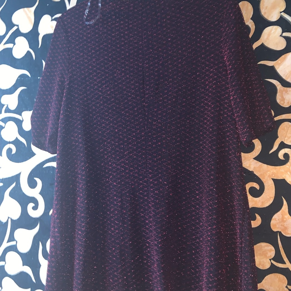 Red plus size top